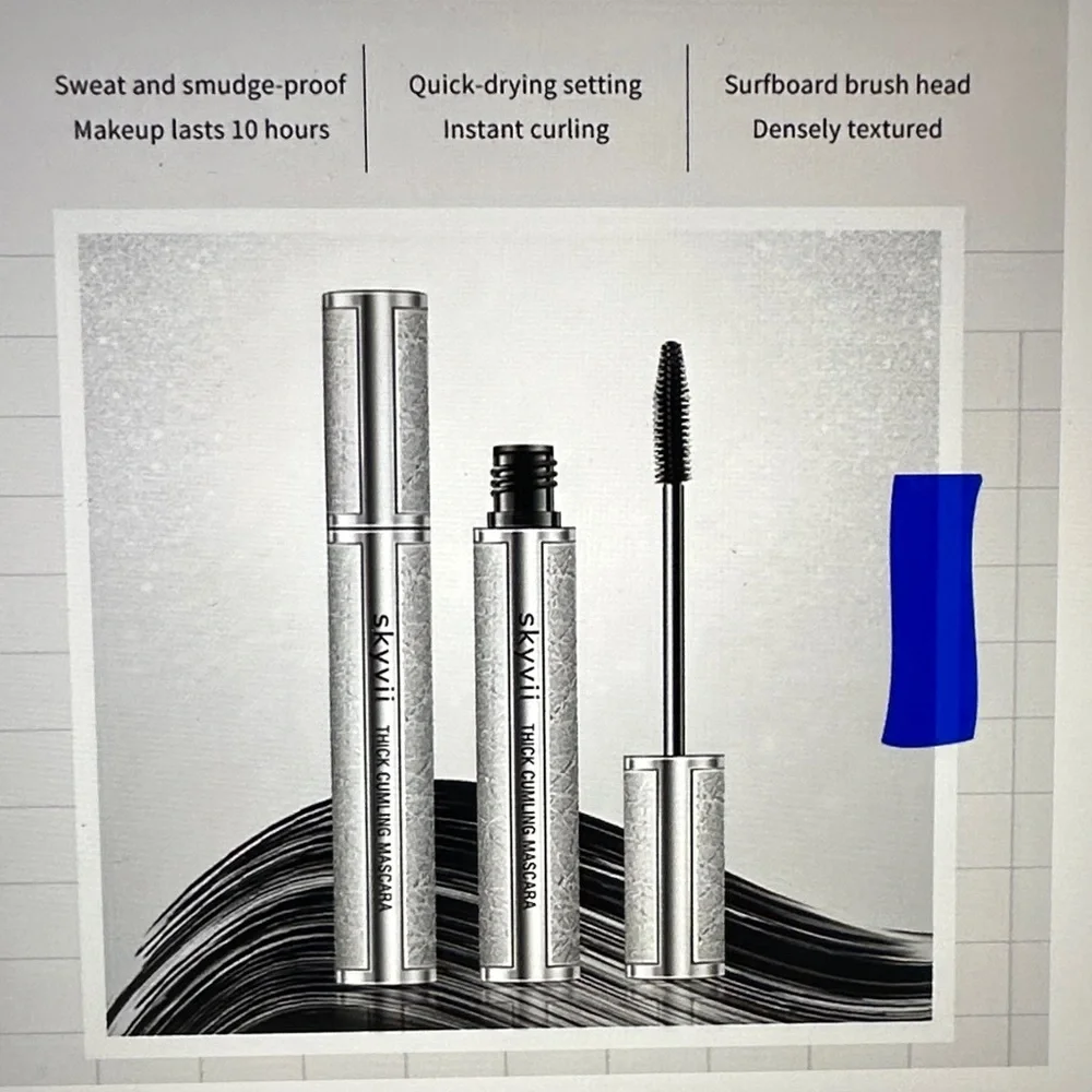 ❣️5|$25❣️last 2 Galaxy By Harvic Silver Glitter tube black Mascara
